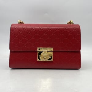 グッチ パドロック チェーンショルダーバック 赤 409486 買取実績【買取日：2026年1月17日】