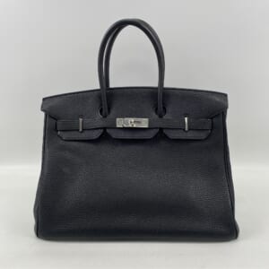 エルメス バーキン35 ブラック トゴ SV金具 □H刻印 買取実績【買取日：2026年1月25日】