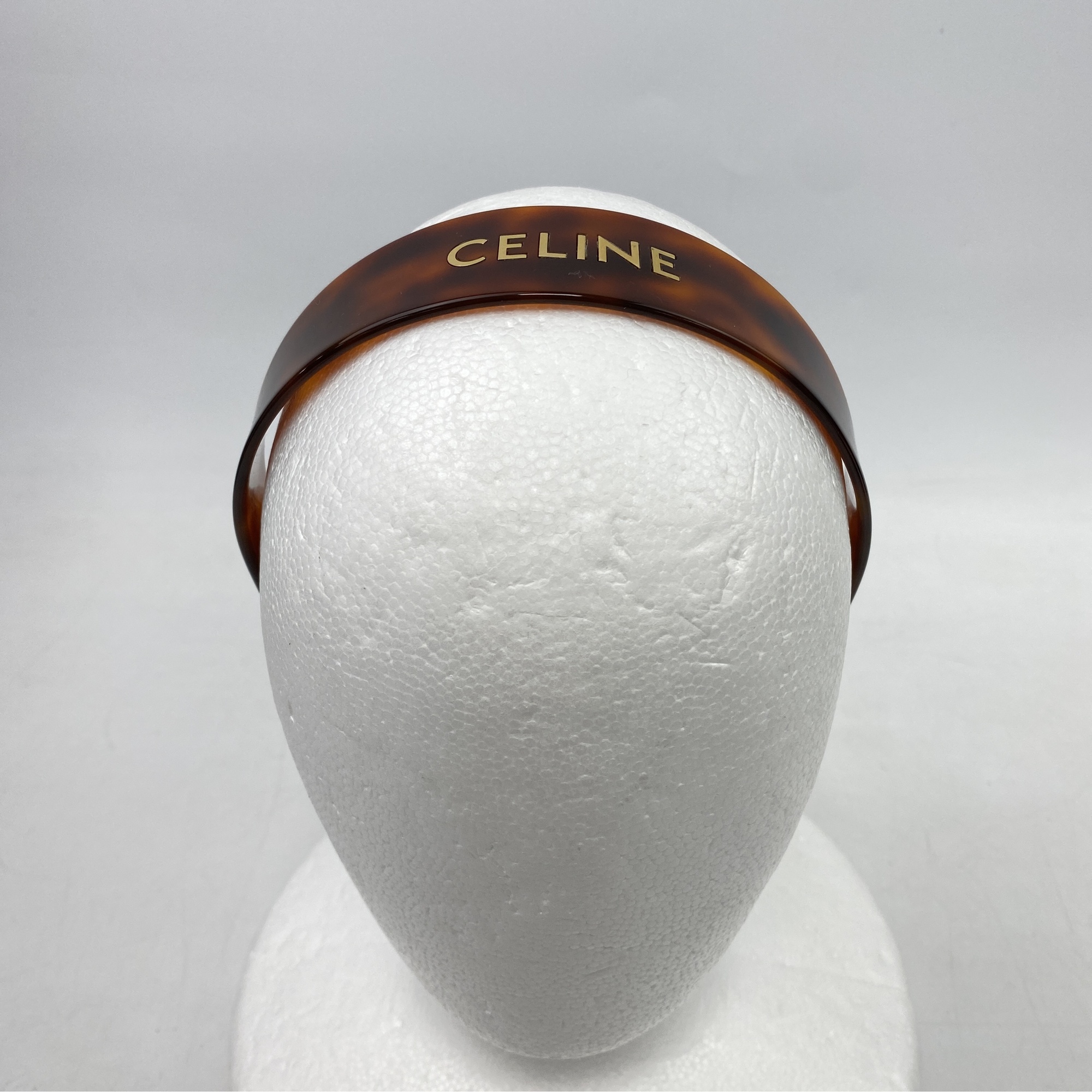 セリーヌ ロゴ カチューシャ べっ甲 Aランク