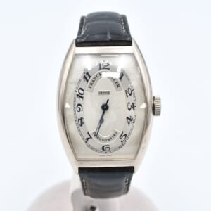 フランク ミュラー トノーカーベックス クロノメトロ シルバー文字盤 WG/AT×革 尾錠750WG 5850 買取実績【買取日：2026年1月7日】