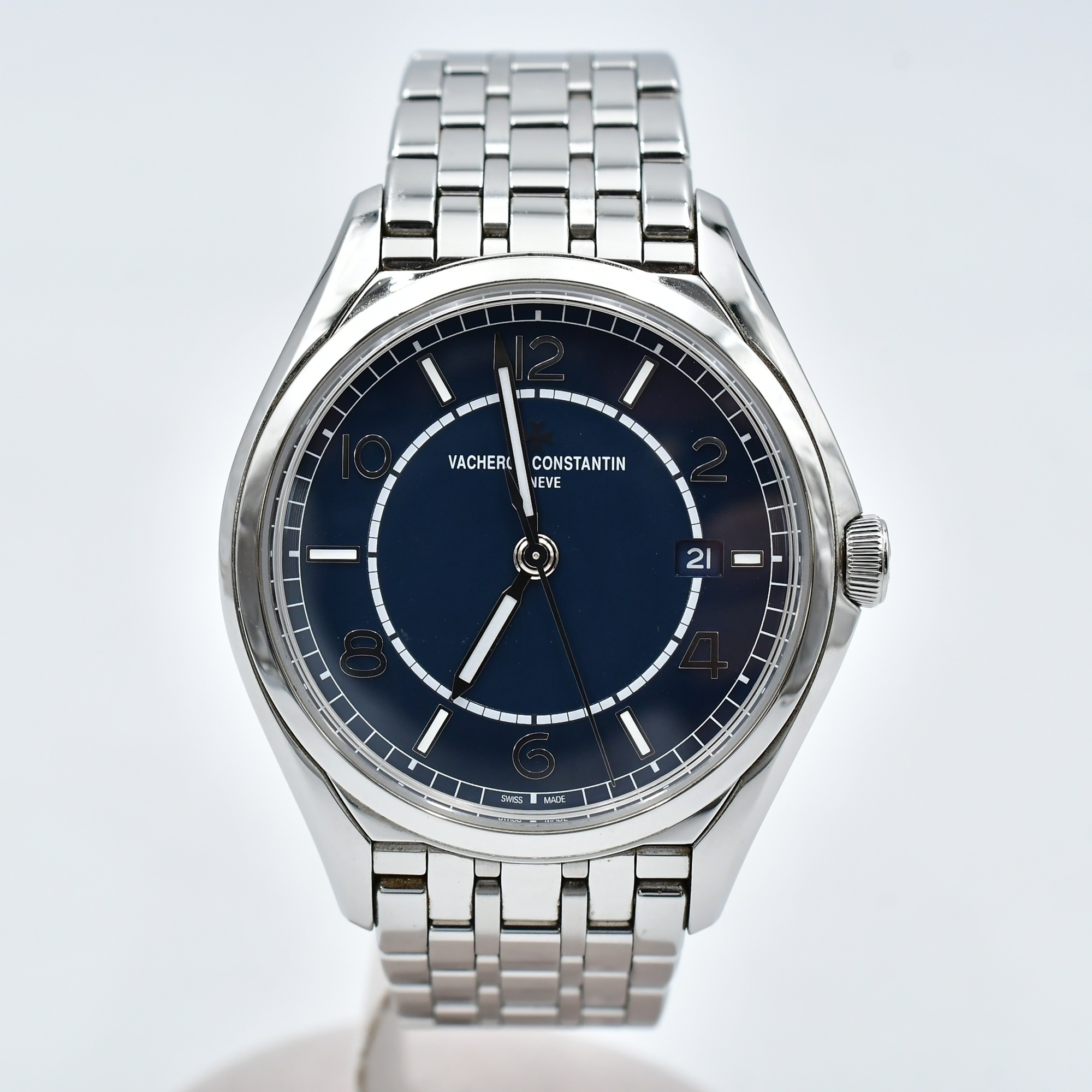 ヴァシュロン・コンスタンタン フィフティーシックス 青文字盤 SS/AT 4600E/110A-B487 ABランク