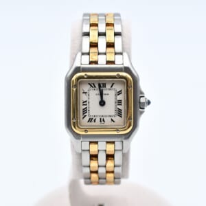 カルティエ パンテールSM 白文字盤 SS×YG/QZ W25029B6 買取実績【買取日：2026年1月17日】