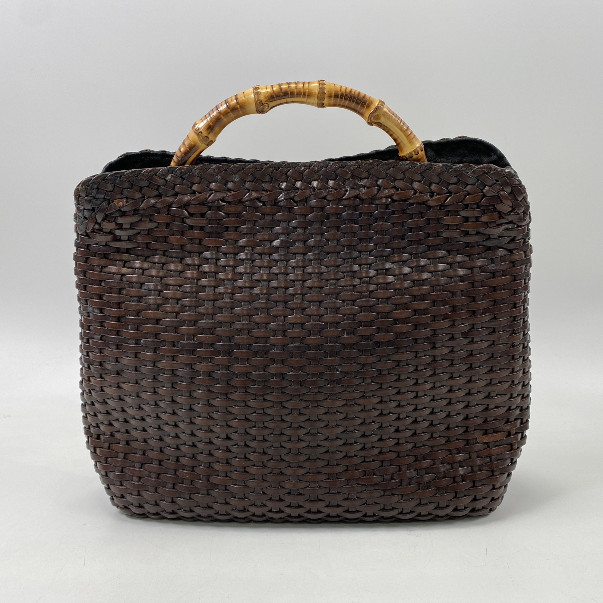 グッチ GUCCI 001‐0166‐1638 バンブー メッシュ ハンドバッグ ブラウン グッチ GUCCI 001‐0166‐1638 バンブー メッシュ ハンドバッグ ブラウン
