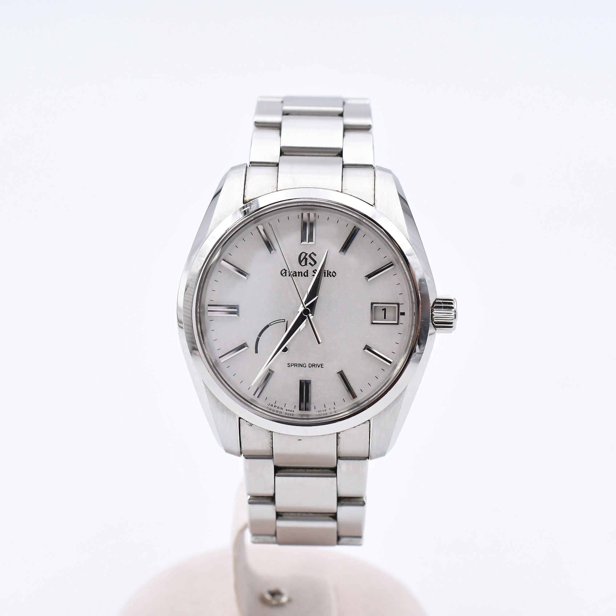 グランドセイコー ヘリテージコレクション スプリングドライブ シルバー文字盤 SS/AT Bランク