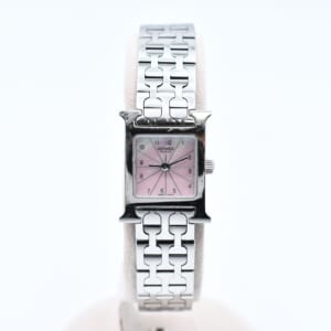 エルメス Hウォッチ ピンクシェル文字盤 SS/QZ HH1.110 買取実績【買取日：2026年1月24日】