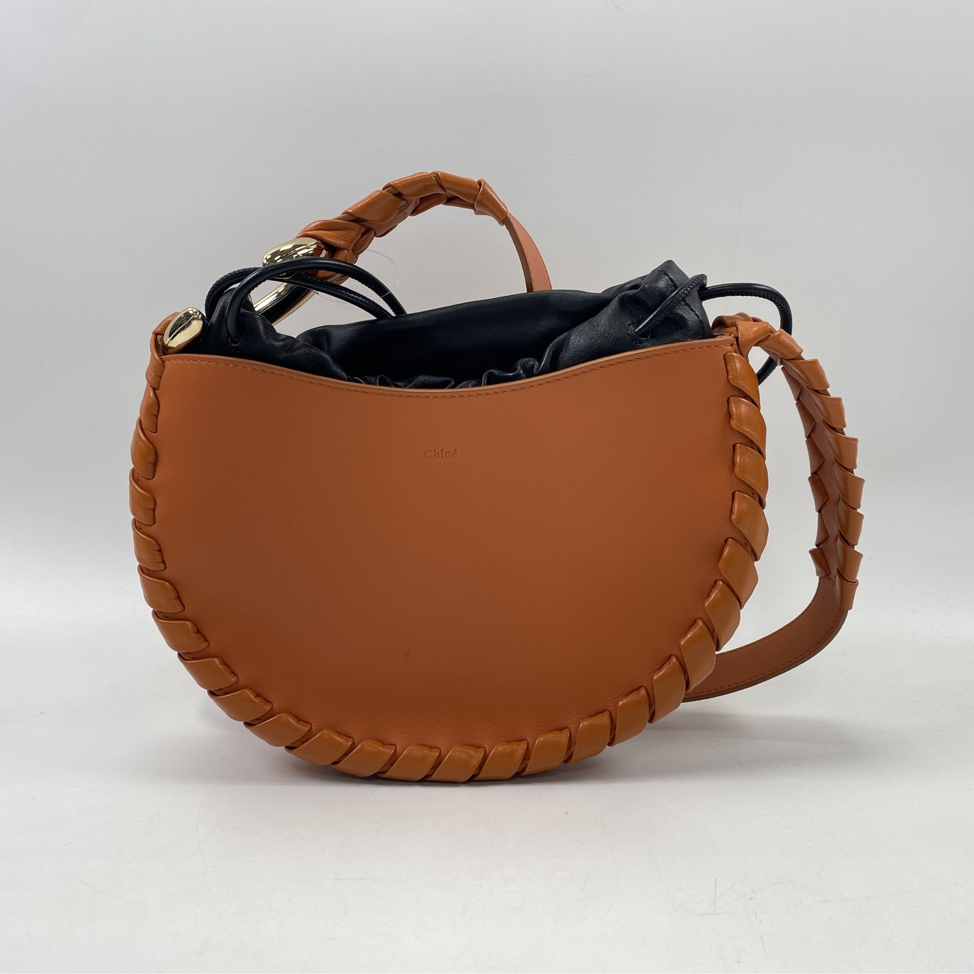 クロエ マテ ショルダーバッグ オレンジ レザー ABランク