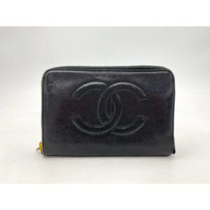 シャネル ココマーク ジップウォレット 黒 キャビアスキン 買取実績【買取日：2025年3月20日】