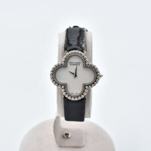 ヴァンクリーフ＆アーペル アルハンブラ シェル文字盤 WG×革/QZ ARD21600 買取実績【買取日：2026年1月8日】