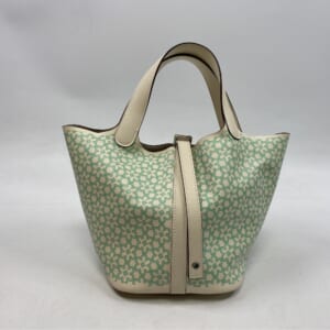 エルメス ピコタンロックPM ラッキーデイジー ナタ×ヴェール×ホワイト スイフト SV金具 U刻印 買取実績【買取日：2026年1月23日】