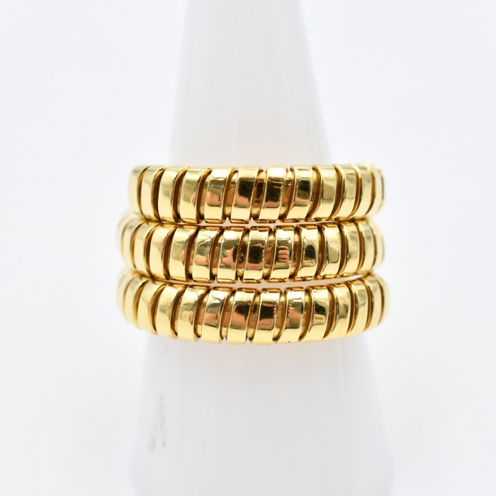 ブルガリ トゥボガス リング K18YG Bランク