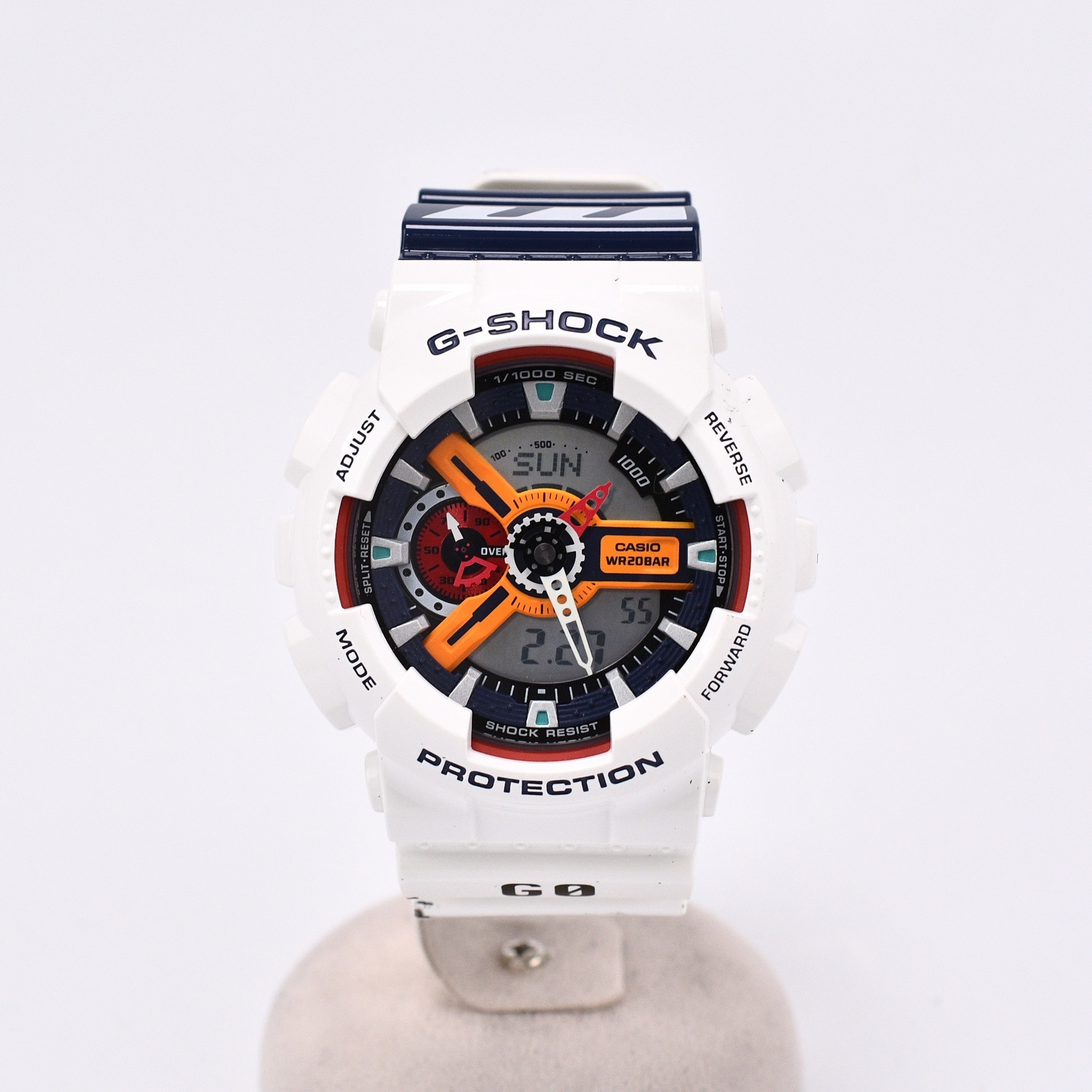 カシオ エヴァンゲリオン/綾波レイ アナログ文字盤 ラバー/QZ GA-110PS