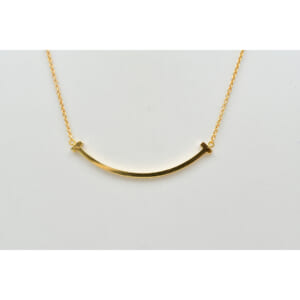 ティファニー Tスマイル スモール ネックレス Au750YG 買取実績【買取日：2026年2月20日】