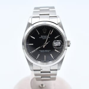 ロレックス オイスターパーペチュアルデイト 黒文字盤 SS/AT 15200 買取実績【買取日：2026年2月5日】