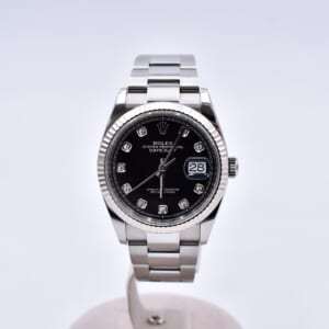 ロレックス デイトジャスト 黒文字盤 SS×WG/AT オイスターブレス 126234G 買取実績【買取日：2026年2月6日】