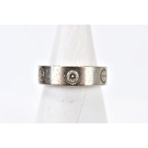 カルティエ ラブリング ハーフダイヤ 3PD Au750WG ＃53 買取実績【買取日：2026年1月30日】