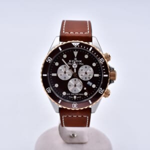 エドックス スカイダイバー70s クロノ 腕時計 ブラウン文字盤 SS/QZ 10238 10238 買取実績【買取日：2026年2月4日】