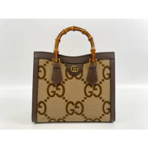 グッチ ジャンボGG バンブー 2WAYショルダーバック ブラウン キャンパス×レザー 660195 買取実績【買取日：2026年2月21日】
