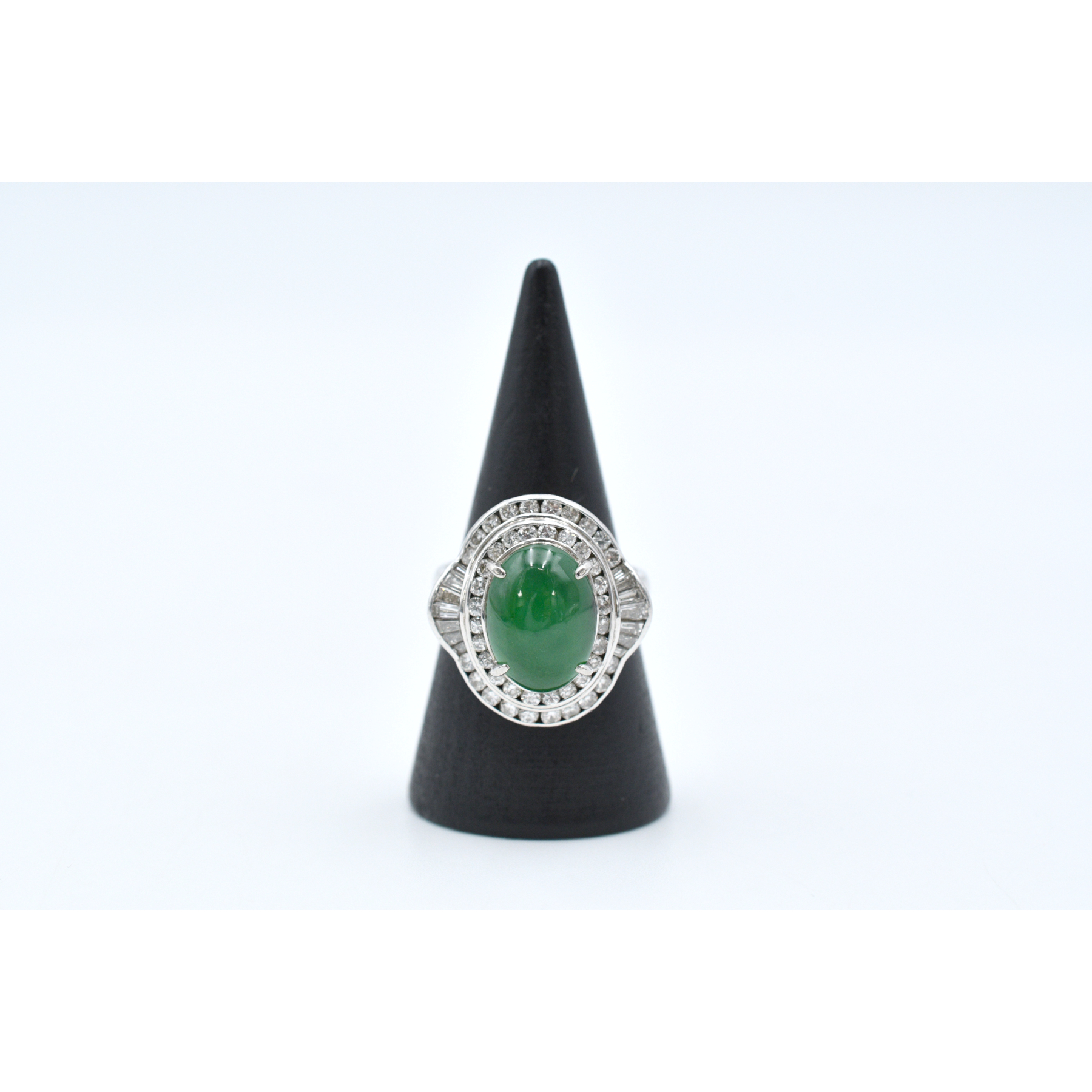 翡翠ダイヤリング Pt900 D1.18ct 買取実績【買取日：2026年2月24日 