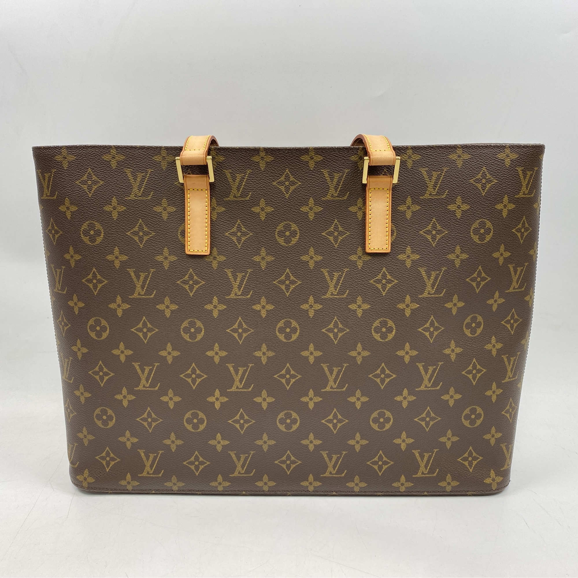 ルイ・ヴィトン モノグラム ルコ トートバッグ ブラウン レザー M51155 Aランク