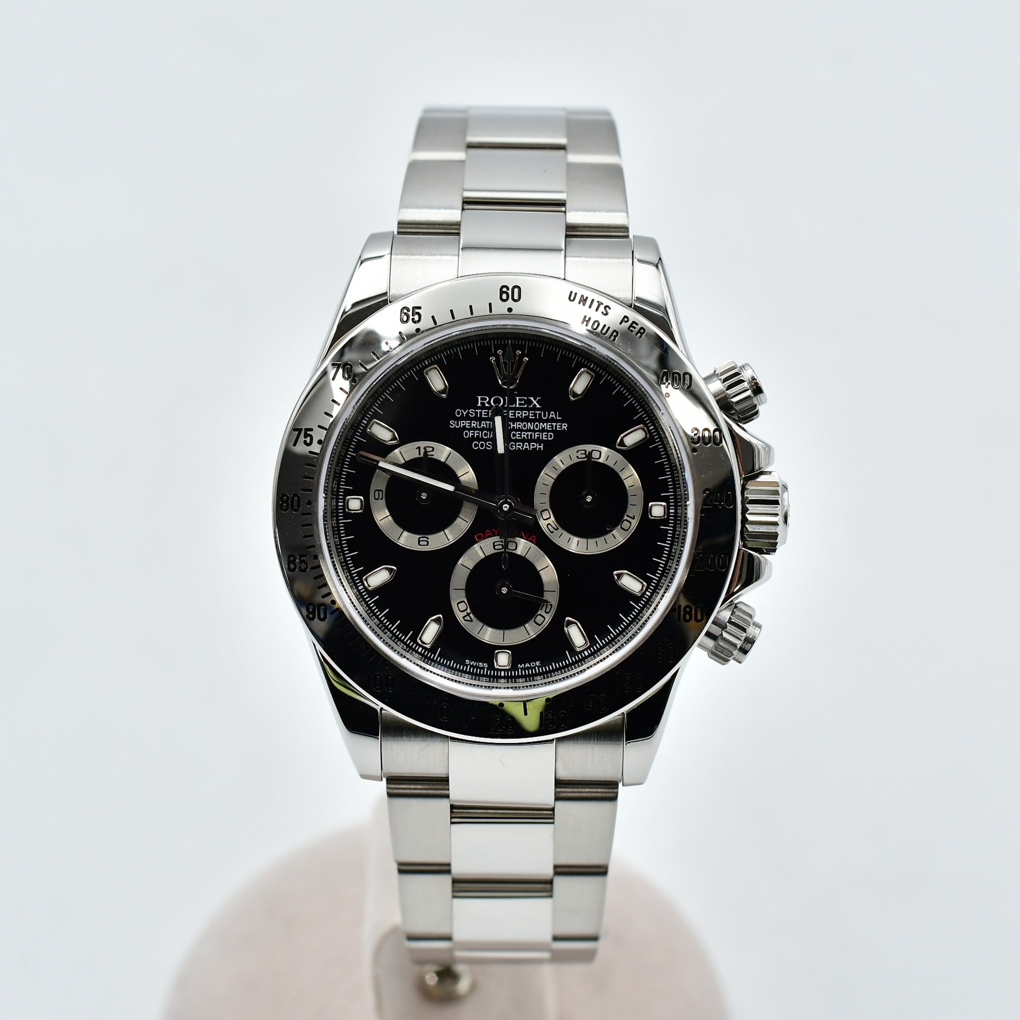 ロレックス デイトナ 黒文字盤 SS/AT ABランク