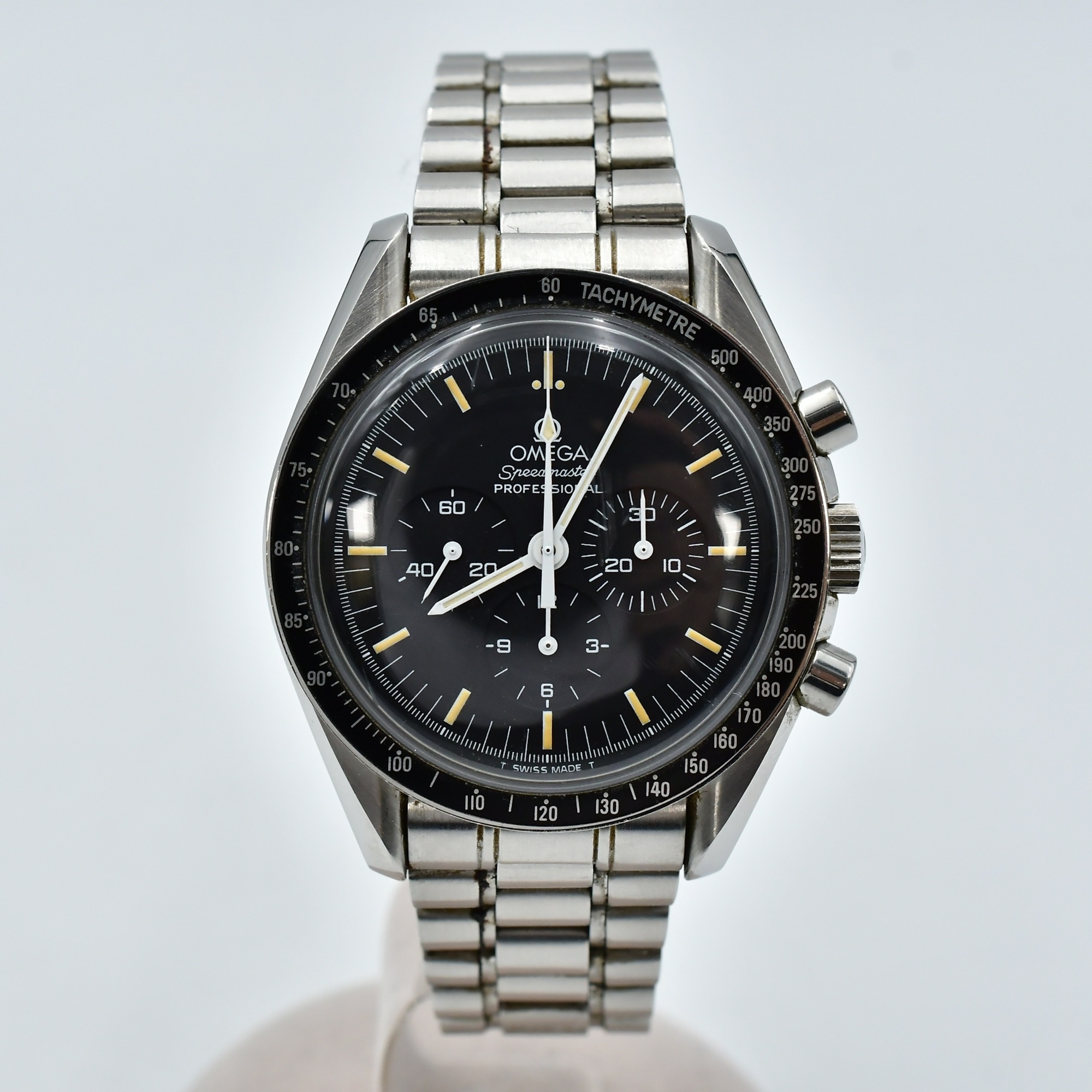 オメガ スピードマスター プロフェッショナル 黒文字盤 SS/手巻き Bランク