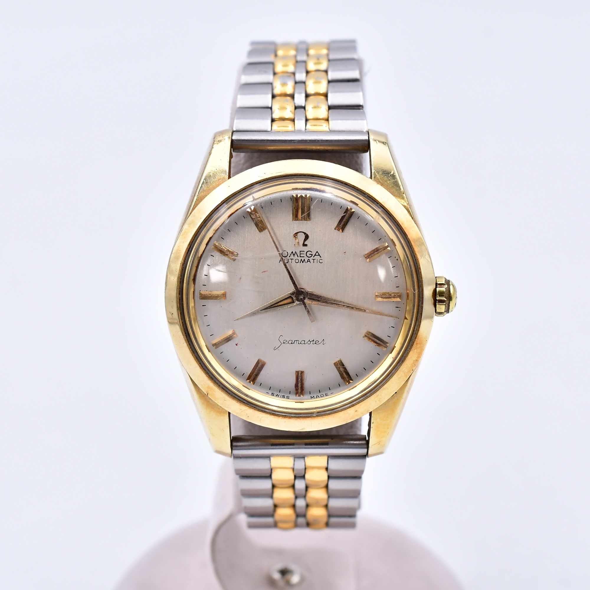 オメガ スピードマスター シルバー文字盤 SS/AT Bランク