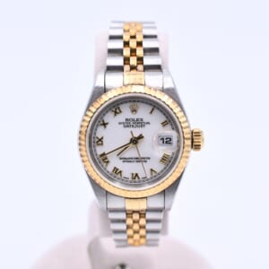 ロレックス デイトジャスト ホワイトローマン文字盤 SS×YG/AT 79173 買取実績【買取日：2026年2月7日】