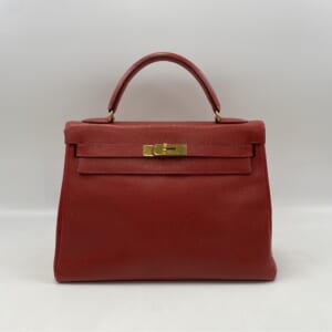 エルメス ケリー32 ヴァーミリオン クシュベル GD金具 〇W刻印 買取実績【買取日：2026年2月6日】