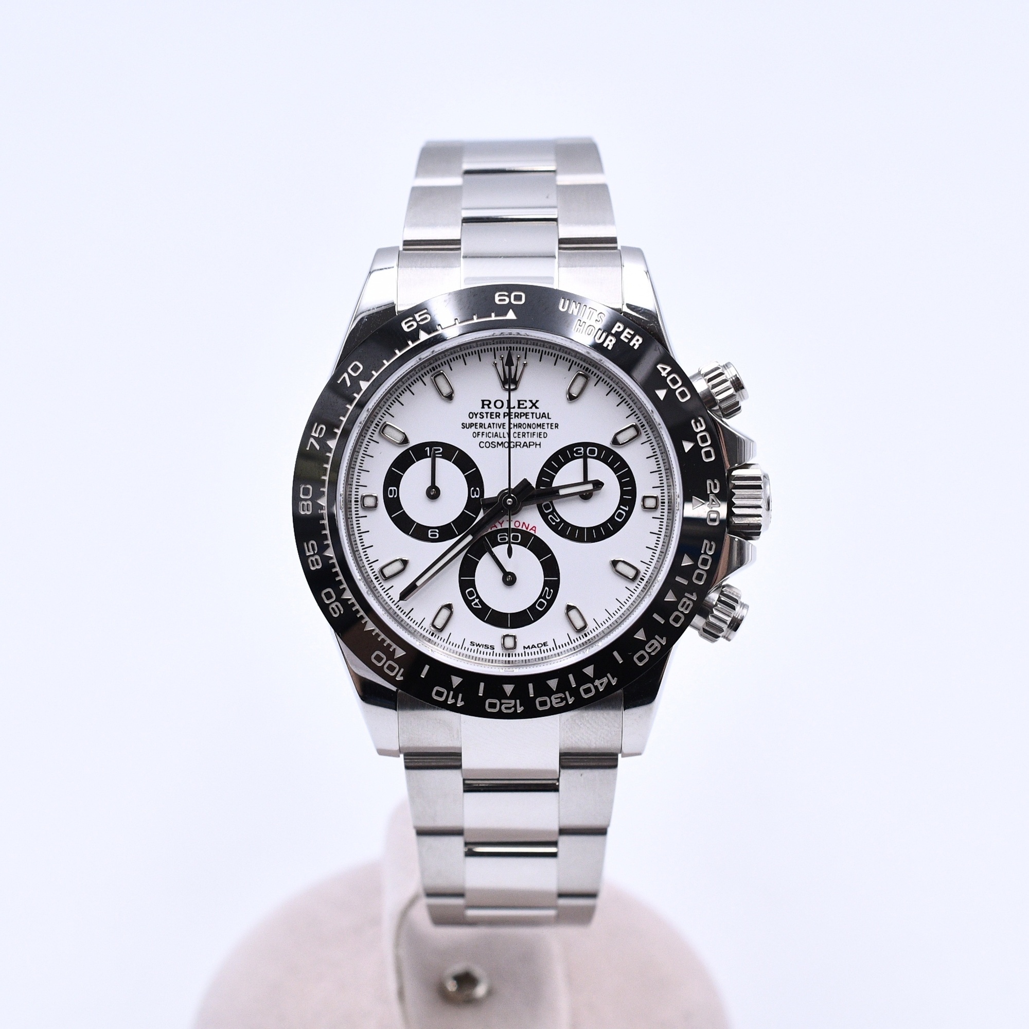 ロレックス デイトナ 白文字盤 SS/AT Aランク