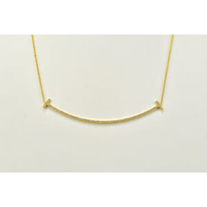 ティファニー Tスマイル ラージ ダイヤネックレス AU750YG 買取実績【買取日：2026年2月8日】