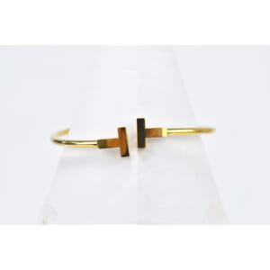 ティファニー Tワイヤー ブレスレット AU750YG 買取実績【買取日：2026年2月7日】