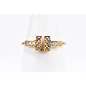 ティファニー Tワイヤー ダイヤリング AU750YG #10 買取実績【買取日：2026年1月31日】