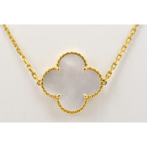 クローバーモチーフ シェル ネックレス K18 買取実績【買取日：2026年2月8日】