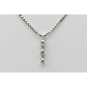 ダイヤネックレス チェーンPt850 トップK18WG 0.31ct 買取実績【買取日：2026年2月2日】