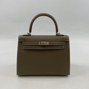 エルメス ケリー25 外縫い エトゥープ ヴォーエプソン SV金具 W刻印 買取実績【買取日：2026年1月30日】