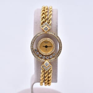 ショパール ハッピーダイヤモンド 7Pダイヤ シャンパン文字盤 YG/QZ 20/3961-20 買取実績【買取日：2026年2月23日】