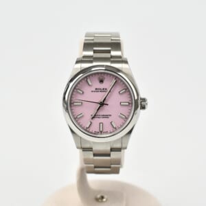 ロレックス オイスターパーペチュアル キャンディピンク文字盤 SS/AT 277200 買取実績【買取日：2026年2月1日】