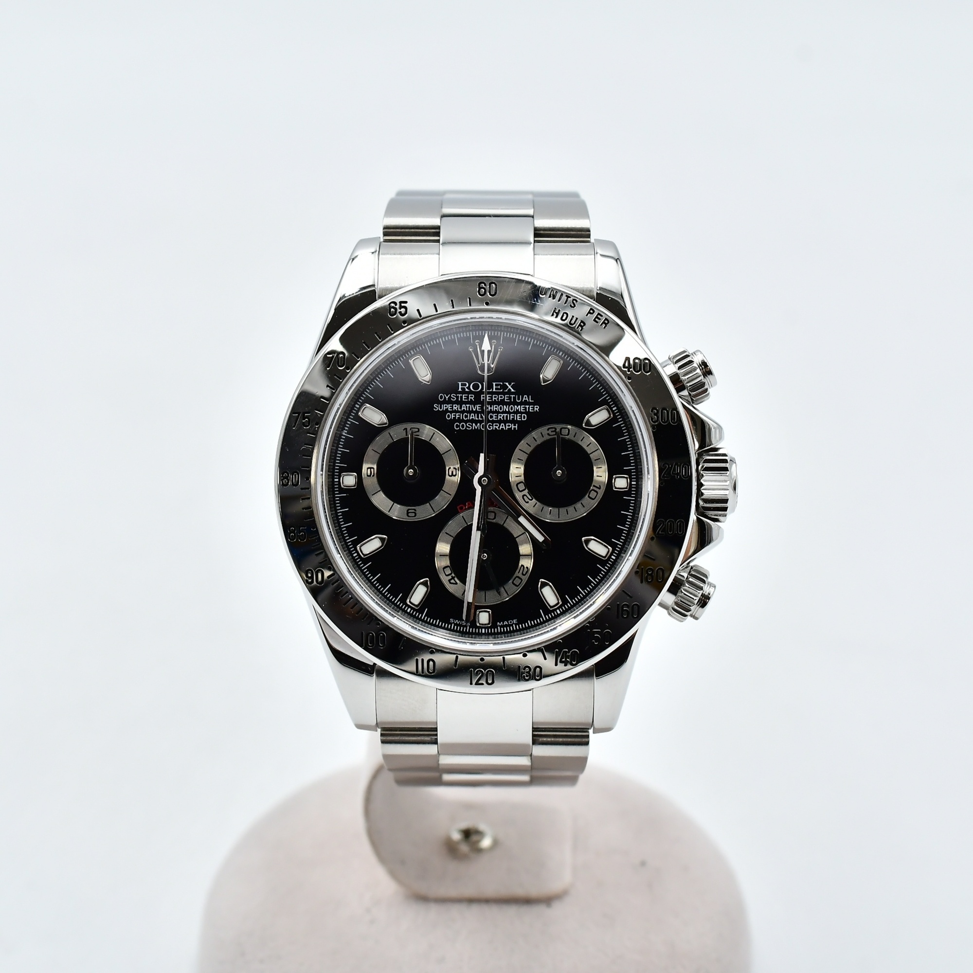 ロレックス デイトナ 黒文字盤 SS/AT Aランク