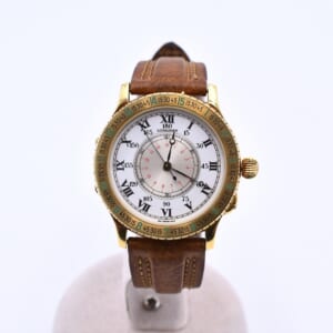 ロンジン リンドバーグ アワーバングル 白文字盤 YG×革/AT 73g ケースのみ64g 989.5216 買取実績【買取日：2026年2月20日】