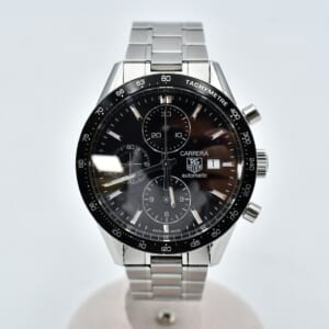 タグホイヤー カレラ クロノグラフ レーシングスペシャル 黒文字盤 SS/AT CV201E.BA0794 買取実績【買取日：2026年2月5日】