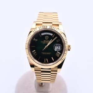 ロレックス デイデイト グリーンオンブレ文字盤 YG/AT 228238 買取実績【買取日：2026年2月21日】