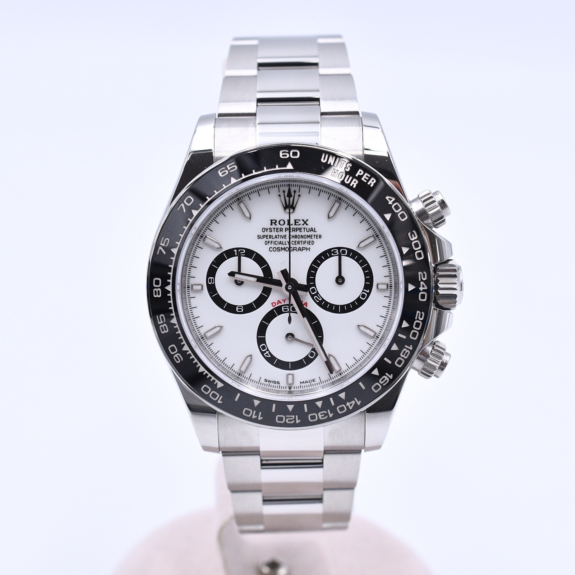ロレックス コスモグラフ デイトナ 白文字盤 SS/AT Sランク