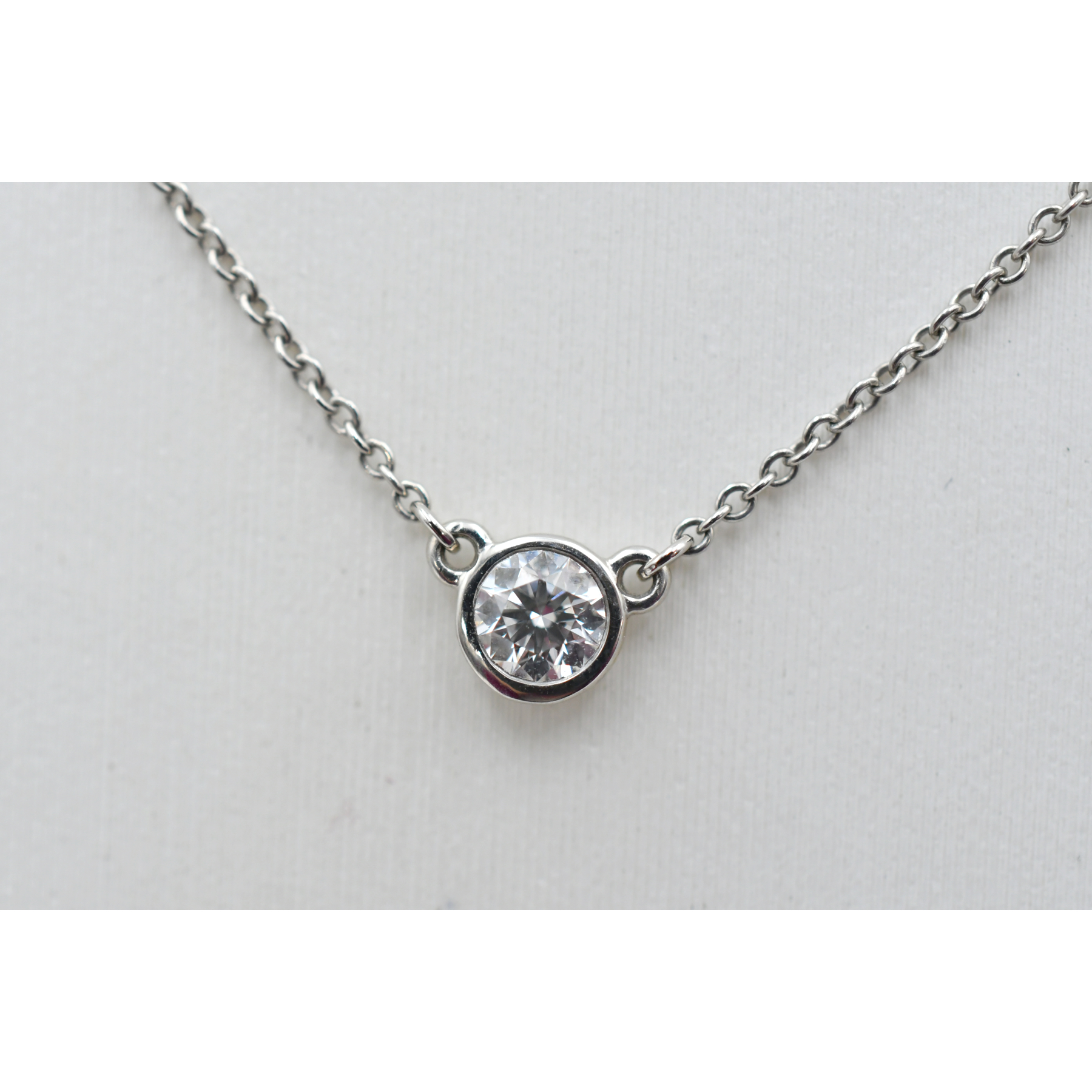 ティファニー バイザヤード ネックレス Pt950 Bランク