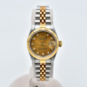 ロレックス デイトジャスト シャンパン文字盤 旧PD SS×YG/AT 69173G 買取実績【買取日：2026年1月31日】