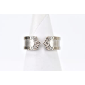 カルティエ C2 ダイヤ リング 750WG #49 買取実績【買取日：2026年1月31日】