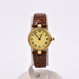 カルティエ マストヴェルメイユ ゴールド文字盤 SS×革/QZ 買取実績【買取日：2026年2月23日】