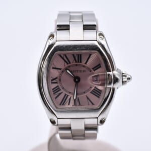 カルティエ ロードスターSM ピンク文字盤 SS/QZ W62017V3 買取実績【買取日：2026年2月21日】