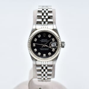 ロレックス デイトジャスト 黒文字盤 10Pダイヤ ジュビリー 79174G 買取実績【買取日：2026年2月6日】