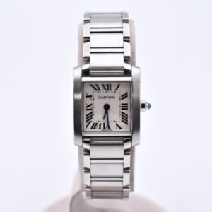 カルティエ タンクフランセーズSM アイボリー文字盤 SS/QZ W51008Q3 買取実績【買取日：2026年2月23日】