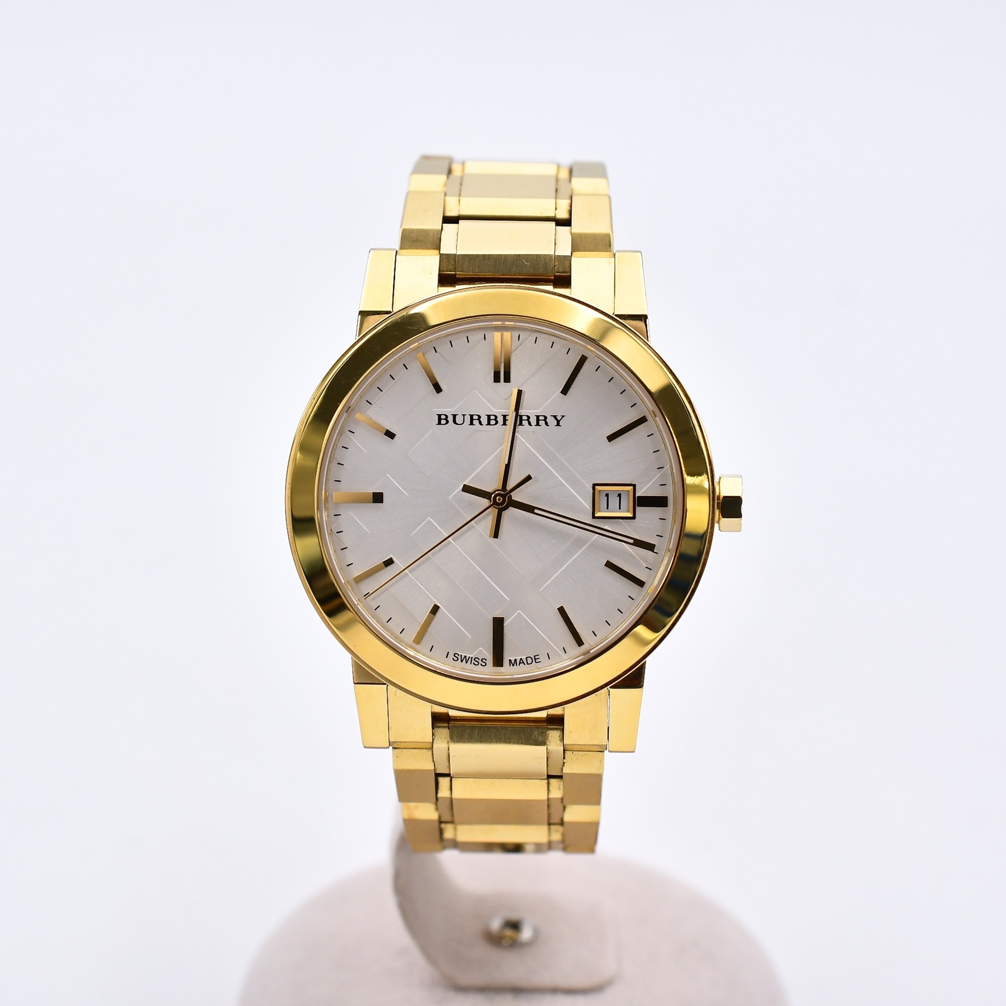 バーバリー ザ シティー バーバリー 白文字盤 SS/QZ Bランク